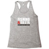 fishing and beer Racerback Tank