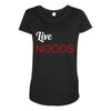 live noods Maternity Scoop Neck T-shirt