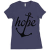 hope anchor religious Ladies Fitted T-Shirt