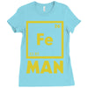 chemical element for iron man Ladies Fitted T-Shirt