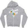 coming out Zipper Hoodie