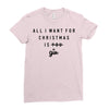 All I Want For Christmas Is You Ladies Fitted T-Shirt