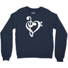 musik notes Crewneck Sweatshirt