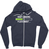 soon to be mom Zipper Hoodie