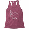 rabbit duck white Racerback Tank