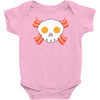 Bacon Egg Skull Baby Bodysuit