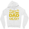 best cycling dad galaxy cycling Zipper Hoodie