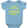 i went outside once Baby Bodysuit