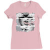 girl smoking a blunt Ladies Fitted T-Shirt