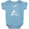shark attack swimmer Baby Onesie