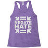 negate hate Racerback Tank