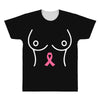 breast with pink ribbon All Over Men's T-shirt