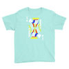 party king design funny humor cool graph baseball Youth Tee