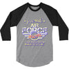 military, women's proud air force mom of her military son u 3/4 Sleeve Shirt