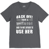 back off i have a crazy gigi and i'm not afraid to user her V-Neck Tee