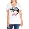 snake head Ladies Curvy T-Shirt