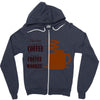 coffee lovers Zipper Hoodie