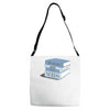 words are for nerds Adjustable Strap Totes