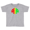 rasta skull and crossbones reggae dub club rave Toddler T-shirt