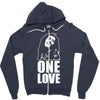 one love Zipper Hoodie