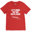 lets bomb the shit outta them V-Neck Tee