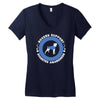 boxers support diabetes awareness Women's V-Neck T-Shirt