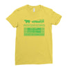 delorean trail Ladies Fitted T-Shirt
