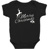 merry christmas flower Baby Bodysuit