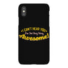 can't hear you too busy being awesome iPhoneX