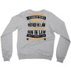 Super Cool Mother In Law Of A Freaking Awesome Son In Law Crewneck Sweatshirt