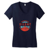 SILENT Women's V-Neck T-Shirt