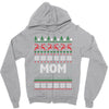 ugly christmas mom Zipper Hoodie