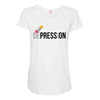 Depression Maternity Scoop Neck T-shirt