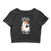 fat life Crop Top