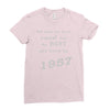 best men are born in 1957   60th birthday Ladies Fitted T-Shirt