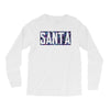 santa colorful glitter Long Sleeve Shirts