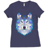 the wolf Ladies Fitted T-Shirt