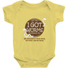 i got worms t shirt Baby Onesie