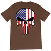 skull u.s.a. back T-Shirt