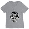 Kraken Loves Boat V-Neck Tee