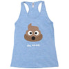 cute poo Racerback Tank