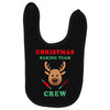christmas baking team crew rudolph Baby Bibs