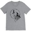 full moon V-Neck Tee