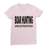 boar hunting tex Ladies Fitted T-Shirt