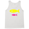 big fish little fish cardboard box Tank Top
