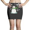 windy snowman Mini Skirts