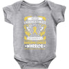 Never Underestimate the Strength of a Sarcoma Cancer Warrior Baby Bodysuit