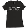 sperm donor humor Ladies Fitted T-Shirt