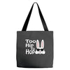 too hip to hop   bunny easter Tote Bags