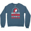 american by birth redhead by the grace of god Crewneck Sweatshirt